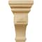 Ekena Millwork 4"W x 4 3/4"D x 8"H Small Woodruff Wood Corbel, Alder CORW04X04X08WFAL - alternate 3